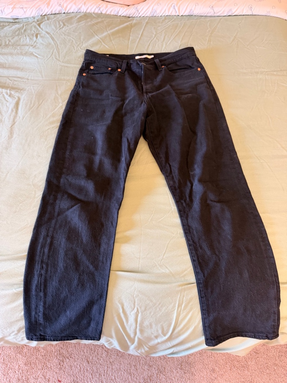 Levi's Black Straight-Leg Women's Jeans